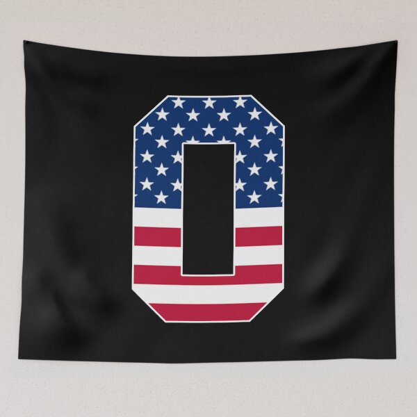 Item preview, Number 0 American Flag Sports designed and sold by Shariss.