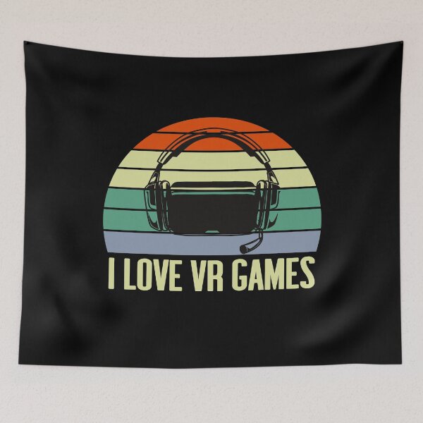 Item preview, VR Gaming Is The Future Love Games Headset Design designed and sold by FrosteAto.