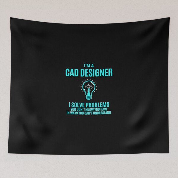 Item preview, Cad Designer T Shirt - I Solve Problems Gift Item Tee designed and sold by kimbowen43.