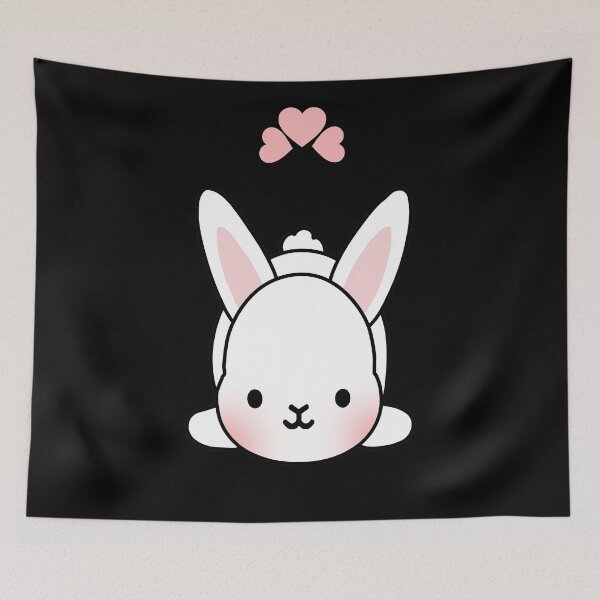 Item preview, bunny in love designed and sold by freeArt10.