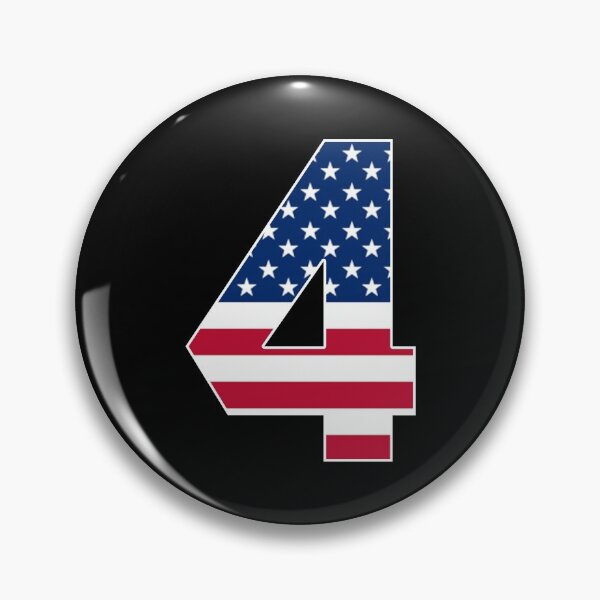 Item preview, Number 4 American Flag Sports designed and sold by Shariss.