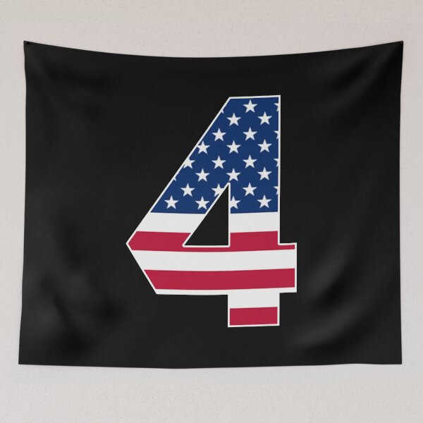 Item preview, Number 4 American Flag Sports designed and sold by Shariss.