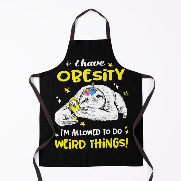Item preview, I have Obesity i'm allowed to do Weird Things designed and sold by ElizabethS809.