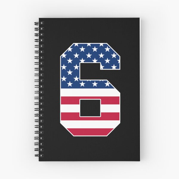 Item preview, Number 6 American Flag Sports designed and sold by Shariss.