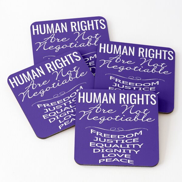 Item preview, Human Rights Are Not Negotiable T-Shirt designed and sold by hanlynstyle.