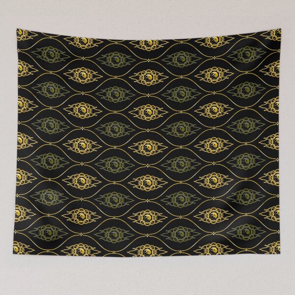 Item preview, Katy Perry Never Really Over Gold Batik Pattern Black Background 1 designed and sold by cryaboutitnow.
