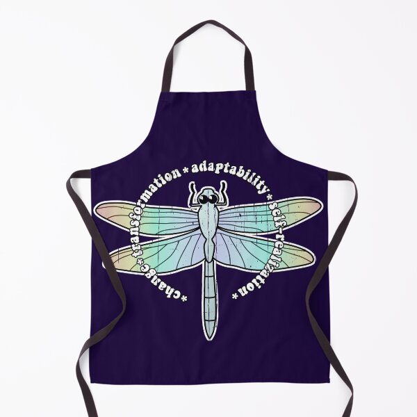 Item preview, Mystic Dragonfly: Change Transformation Adaptability Self-realisation designed and sold by Happy Puppy Print On Demand.