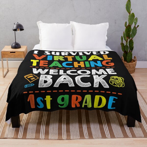 Item preview, Back To School 1st Grade I Survived Virtual Teaching  designed and sold by begin-again.