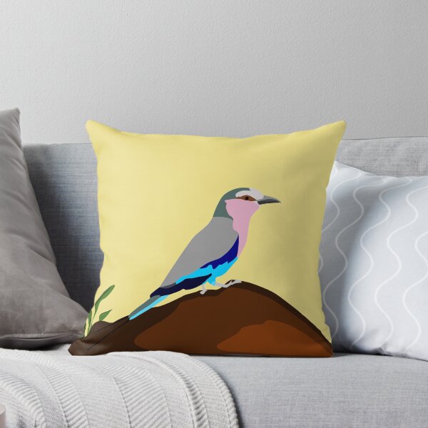 Artikelvorschau, Ein Vogel mit Schwanz auf dem Felsen-Vektorbild entworfen und verkauft von makemove.