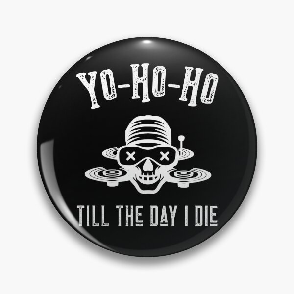 Item preview, A Pirate Skull Flying A Drone - Yo-Ho-Ho designed and sold by funpix-shop.
