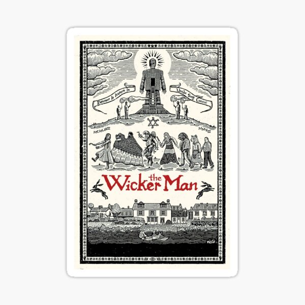 Item preview, THE WICKERMAN alt. poster designed and sold by smilburn.