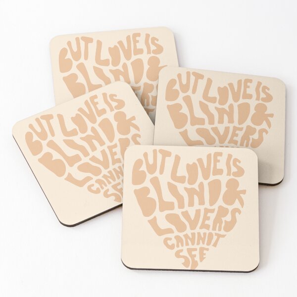 Item preview, but love is blind and lovers cannot see in sand designed and sold by emscalligraphy.