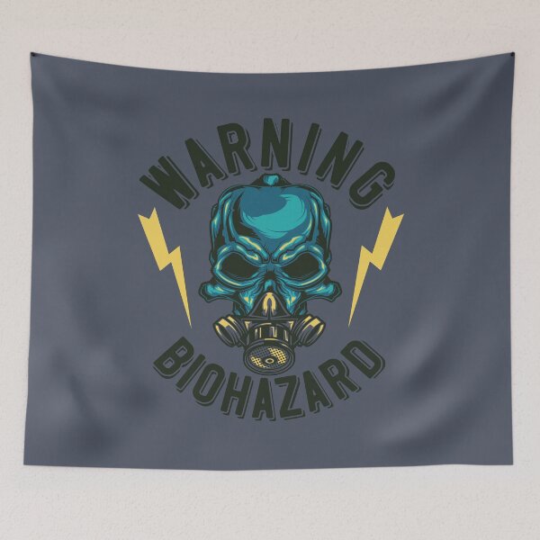 Item preview, Warning Biohazard - Gas mask designed and sold by SunnyAlloy.