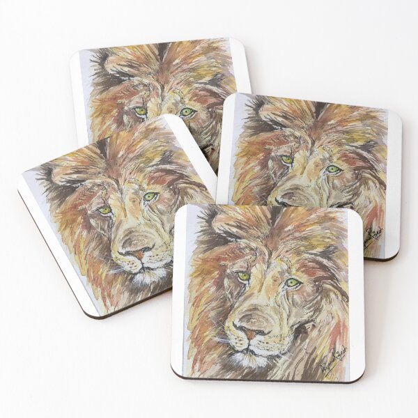 Item preview, Wild Lion designed and sold by AnjuPaintings.