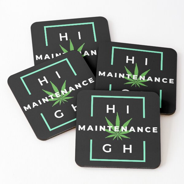 Item preview, HIGH MAINTENANCE. SMART SUCCESSFUL STONER designed and sold by AlfaEcho.