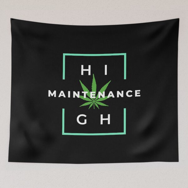 Item preview, HIGH MAINTENANCE. SMART SUCCESSFUL STONER designed and sold by AlfaEcho.