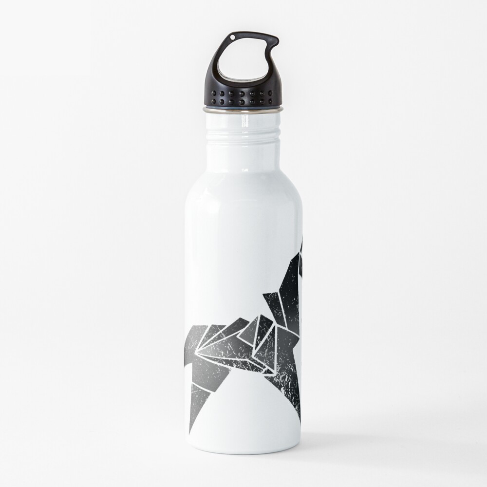 Blade Runner Unicorn Origami (Aged Black) Water Bottle