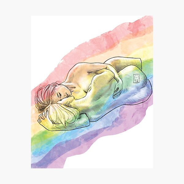 Entwined Lovers Photographic Print