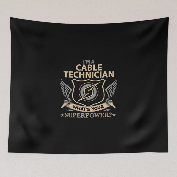 Item preview, Cable Technician T Shirt - Superpower Job Gift Item Tee designed and sold by learkemili.
