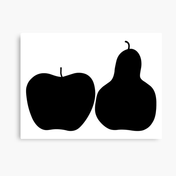 Enzo Mari - Apple and Pear Canvas Print