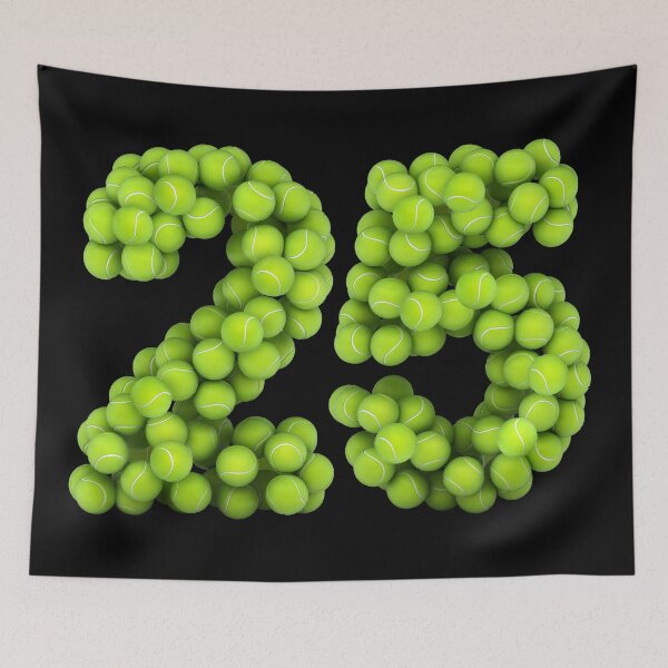 Item preview, Tennis Player Number 25 - Tennis Sports twenty-five Game Set Match designed and sold by elhefe.