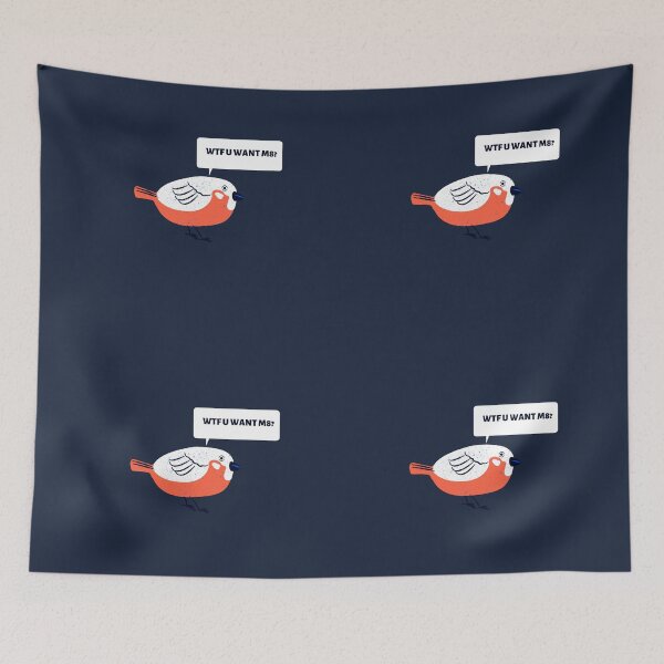 Item preview, Bird that asks wtf u want? designed and sold by 1billion.