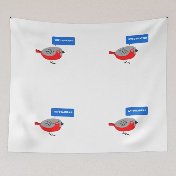 Item preview, Bird that asks wtf u want? designed and sold by 1billion.