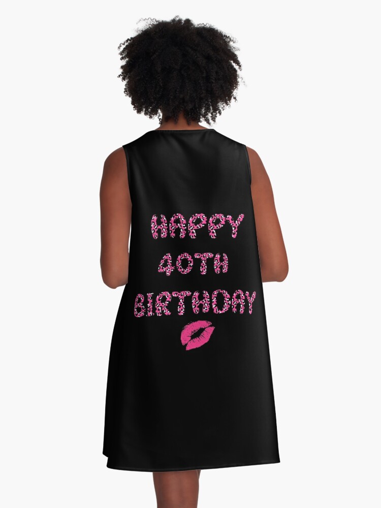 40th birthday dress