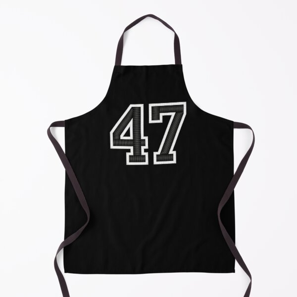 Item preview, 47 Black Jersey Sports Number forty-seven Football 47 designed and sold by elhefe.