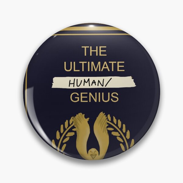 Item preview, the ultimate human/genius plaque designed and sold by Magic Word Art.