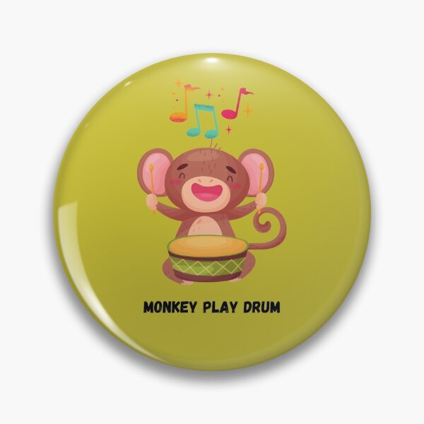 Item preview, Monkey Play Drum  - Think different. designed and sold by Adnandar.