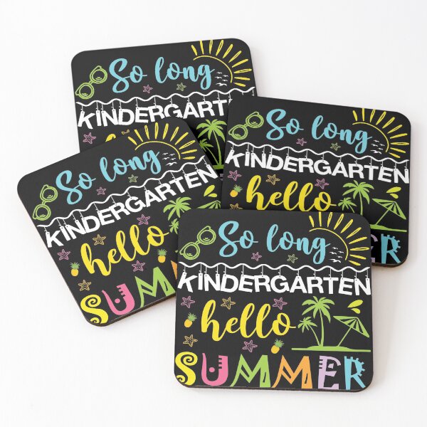 Item preview, Back to School - So long Kindergarten Hello Summer designed and sold by designclub.
