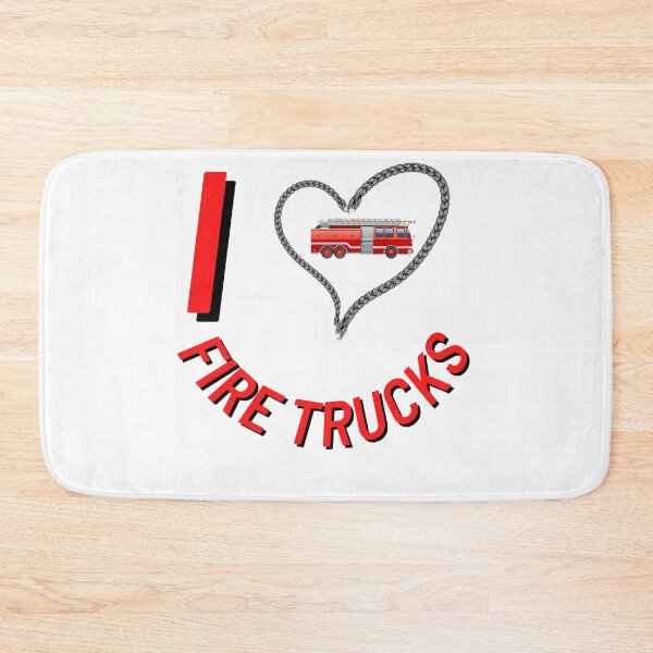 Item preview, I Love Fire Trucks T-Shirt Firefighters lovers Men gift Women gift Dad gift Mom gift son gift designed and sold by InnovantDesigns.