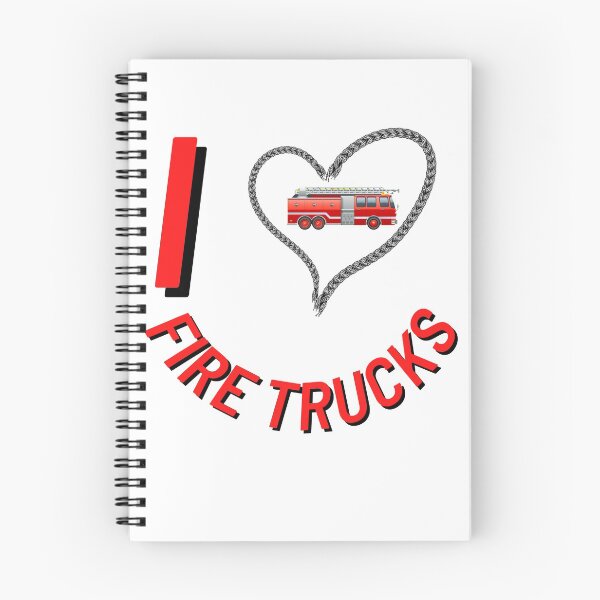 Item preview, I Love Fire Trucks T-Shirt Firefighters lovers Men gift Women gift Dad gift Mom gift son gift designed and sold by InnovantDesigns.