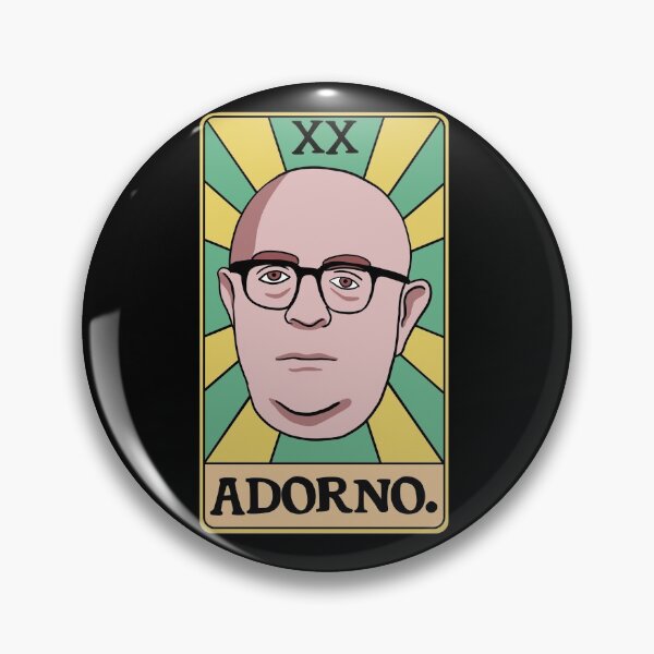 Item preview, Cool Theodor Adorno (German Philosopher) - Funny Philosophy Tarot Card designed and sold by isstgeschichte.