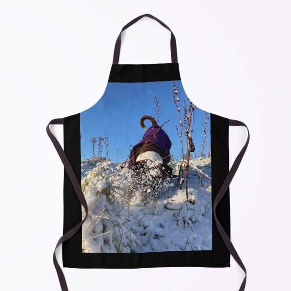 Item preview, Boxer dog digging the snow designed and sold by Flutterbubble.