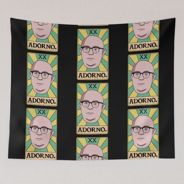 Item preview, Cool Theodor Adorno (German Philosopher) - Funny Philosophy Tarot Card designed and sold by isstgeschichte.