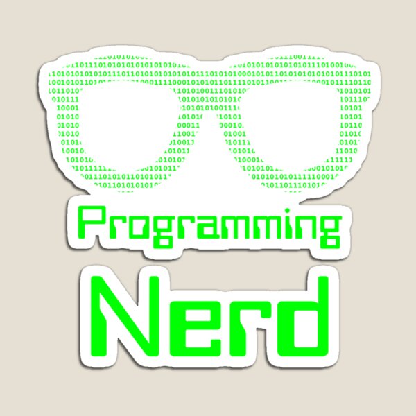Aperçu de l'œuvre Nerd de la programmation créée et vendue par the-krisney-way.