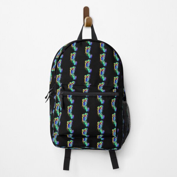 Item preview, Rainbow Graffiti Style Gecko on a dripping rainbow inksplat designed and sold by iduzarts.
