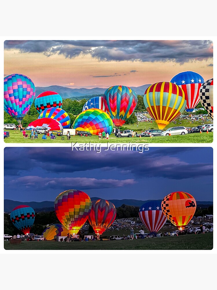 "Balloon Rally Lexington, Virginia" Sticker for Sale by kjphoto