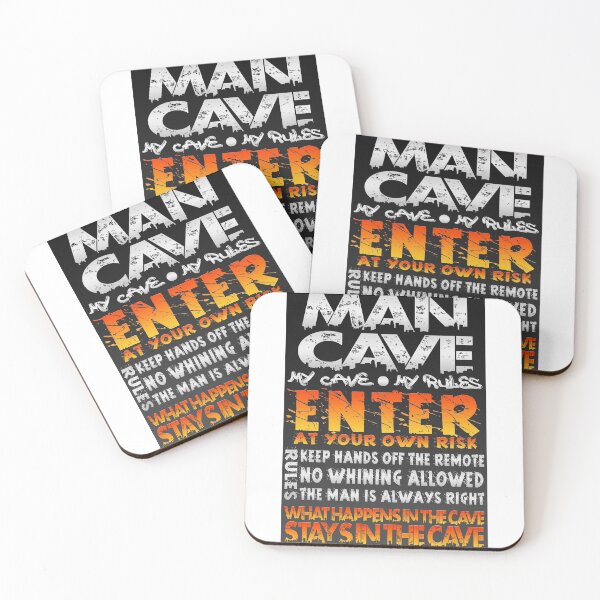 Item preview, What happens in the mancave...stays in the mancave designed and sold by LekkerPrintz.