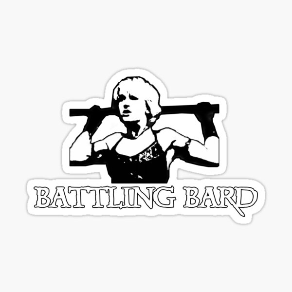 Xena Warrior Princess, Gabrielle Battling Bard Sticker