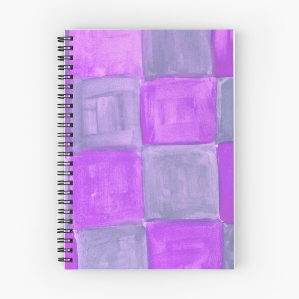 Item preview, Pink and purple watercolor squares painting watercolour pattern designed and sold by WatercolorFun.