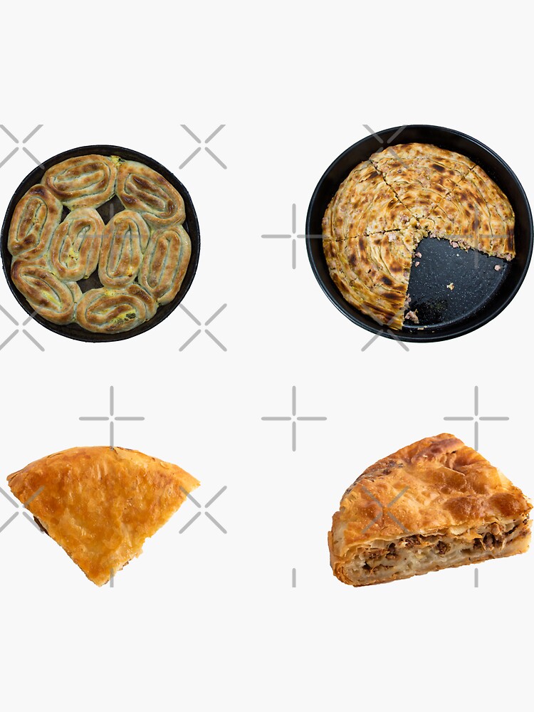"Burek stickers" Sticker for Sale by DavidDesignss Redbubble