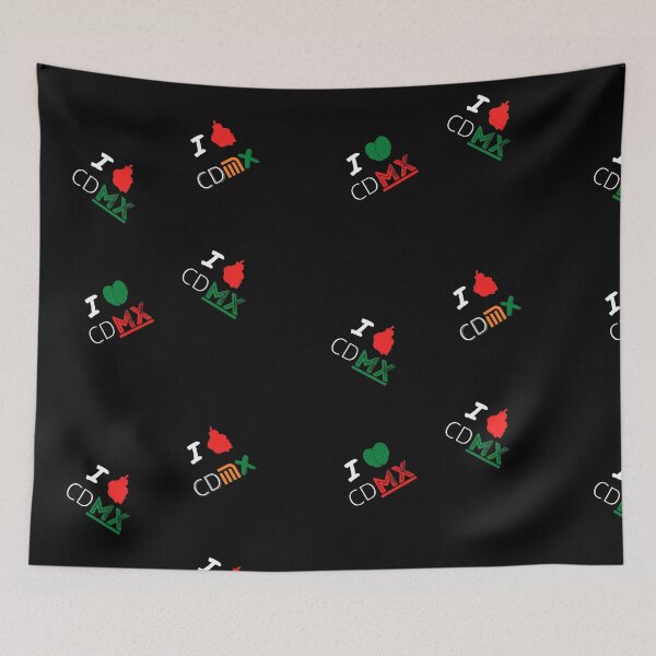 Item preview, I love CDMX - Pattern designed and sold by MexaPrint.