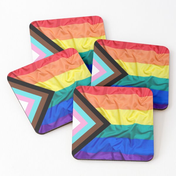 Item preview, PROGRESS PRIDE RAINBOW FLAG LGBT NEW PRIDE INCLUSIVE FLAG designed and sold by CeraRoss.