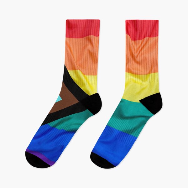 Item preview, PROGRESS PRIDE RAINBOW FLAG LGBT NEW PRIDE INCLUSIVE FLAG designed and sold by CeraRoss.