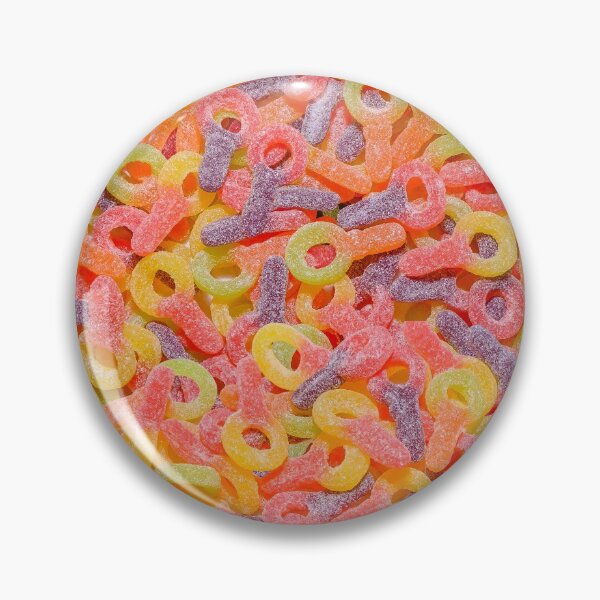 Item preview, Gummy Sour Keys Candy Photo Pattern designed and sold by patternsoup.