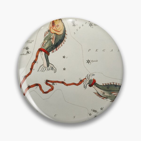 Item preview, Water Sign Pisces Illustration Zodiac Series Sticker designed and sold by NamColors.