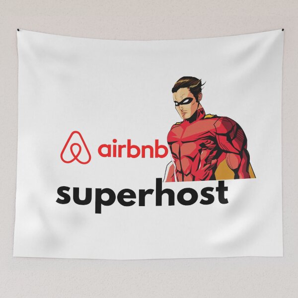 Item preview, Airbnb Super Host Super Hero Animation Apartment For Rent Reservation designed and sold by DaniVi.